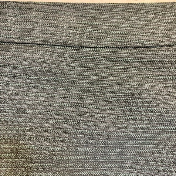 Ann Taylor Factory Skirt Sz 4P Petite Charcoal Grey Textured Shimmer Lined - Picture 4 of 10